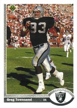 Greg Townsend Los Angeles Raiders 1991 Upper Deck NFL #151